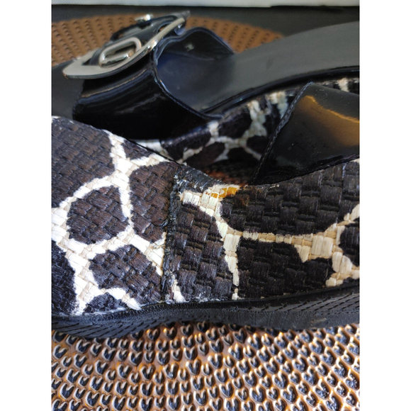 Stuart Weitzman Clipper Slip On Platform Wedge Sandals Size 5 - Picture 7 of 7